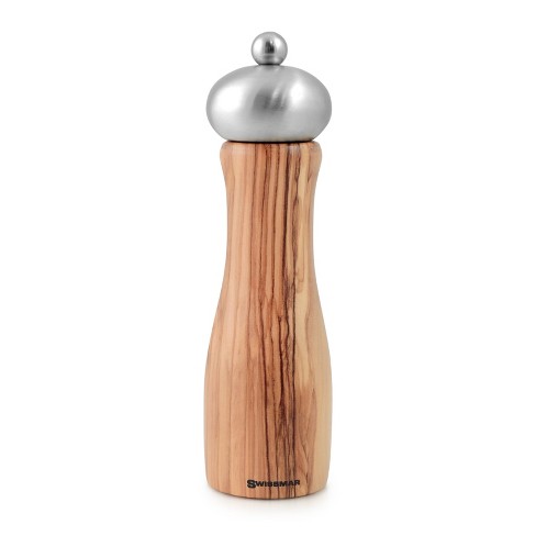 Zassenhaus  Gera Electric Pepper Mill, Stainless Steel, Silver Acrylic,  7 : Target