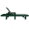 WestinTrends Dylan Adirondack Poly Reclining Chaise Lounge With Arms - 3 of 4
