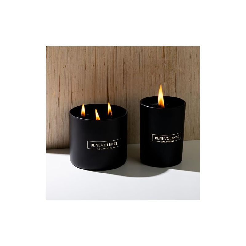 Benevolence LA  Black Wax  Scented Candle, 3 of 8