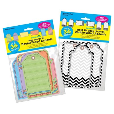 Barker Creek Bulletin Board Double-Sided Accents 2ct - Tags