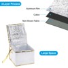 Unique Bargains Non-woven Fabric Thermal Insulated Durable Food Tote White 1 Pc - 3 of 3