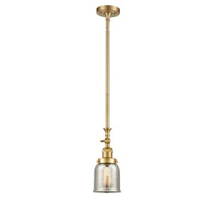 Bell - 1 Light Stem Hung Tiltable Mini Pendant In Industrial Style-14 Inches Tall and 5 Inches Wide - 1 of 1