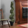 Nearly Natural 3-ft Cedar Spiral Artificial Tree (Indoor/Outdoor) - 4 of 4