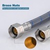 WOWOW 3/8 in. Female Compression x M10 Male Connector x in. Braided Nylon Faucet Connector - 3 of 4