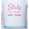 Stake F1 Kick Sauber Men's Miami GP Flamingo White Valtteri Bottas Baseball Jersey - 4 of 4