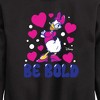 Boys' - Disney - Daisy Be Bold Graphic Long Sleeve Fleece Sweatshirt - 2 of 4