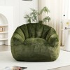 Lyngins Giant Bean Bag Chair with Armrests, Pre-Filled Lazy Chair with Removable Cover, High-Density Memory Foam Accent Chair, Comfy Single Sofa Chair - 2 of 4