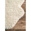 Nuloom Faux Sheepskin Animal Shaped 5x6 Indoor Area Rug for Living Room Bedroom Dining Room, Natural - 3 of 4