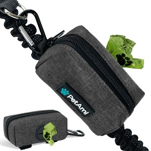 PetAmi Dog Waste Bag Holder for Leash, Waste Dispenser Puppy Walking Travel Camping, Zipper Pouch Pet Supplies Must Have - 1 of 4