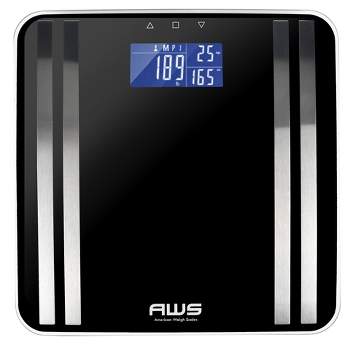 Best Buy: American Weigh Scales Talking Digital Bathroom Scale Black 330CVS