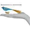 Old World Christmas Glass Blown Clip On Christmas Ornament, Blue Lovebird - 2 of 2