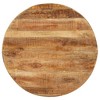 vidaXL Dining Table Round 39.4 in.x39.4 in.x29.5 in. Rough Mango Wood - 4 of 4