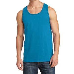 Mafoose Mens Solid Cotton Tank Top Sleeveless Tee Shirt for Sports, Gym, Fitness, Beach - 1 of 4