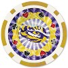 MasterPieces Casino Style 20 Piece 11.5 Gram Poker Chip Set NCAA LSU Tigers Silver Edition - 3 of 3
