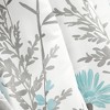 50"x60" Aprile Single Throw Blanket Blue - Lush Décor: Reversible, Soft Microfiber, Floral & Trellis Design - 4 of 4