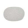 Unique Bargains Trivet Oval Rope Coaster Cotton Non-Woven Fabric 12.6"x8.66"x0.31" - 3 of 3