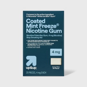 Nicotine 4mg Gum Stop Smoking Aid - Mint Freeze - up&up™ - 1 of 3