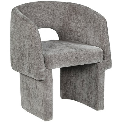 Meridian Furniture,Emmet Chenille Fabric Dining Chair / Accent Chair
