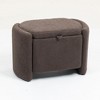 Vynxaria Mid Century Modern Accent Chair ¨C Stylish Upholstered Lounge Chair with Storage - 4 of 4