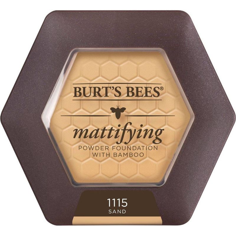 Burt's Bees 100% Natural Mattifying Pressed Powder Foundation - 0.3oz, 5 of 11