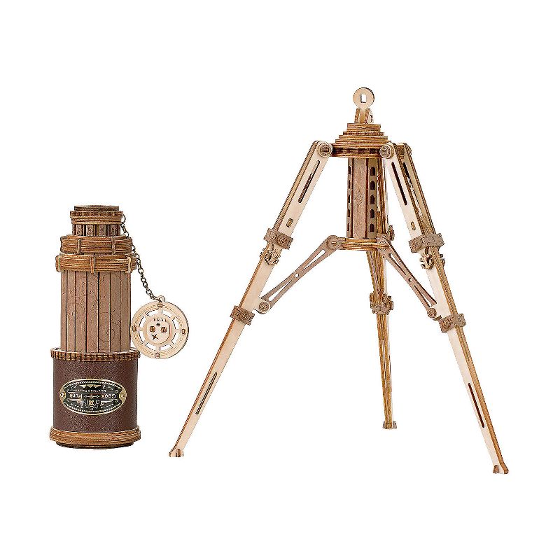 Gearjits: Telescope – Wooden 3D Building Puzzle for Teens & Adults – Build Your Own Telescope – Great STEAM Gifts for Ages 12+, 4 of 5