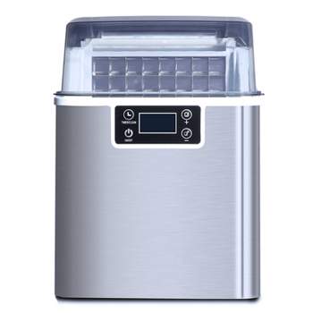 Newair 26 Lbs. Nugget Countertop Ice Maker In Stainless Steel With Soft  Chewable Pebble Ice, Self-cleaning, Perfect For Home, Kitchen, Office :  Target