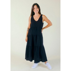 POPLINEN Teresa Tiered Tank Dress - 1 of 4