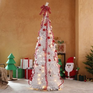 Karl Home Lighted Pop Up Artificial Christmas Tree - 1 of 4