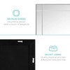 Best Choice Products 36x24in Rectangular Bedroom Bathroom Entryway Decorative Frameless Wall Mirror - 4 of 4