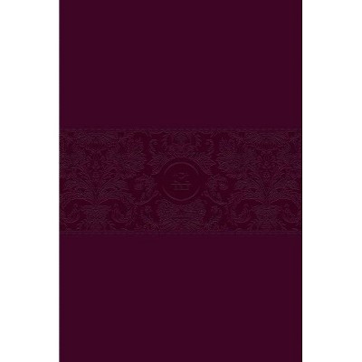 The Passion Translation New Testament (2020 Edition) Large Print Burgundy - by  Brian Simmons (Leather Bound)