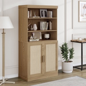 PexFix Wood Accent Cabinet with Adjustable Shelves - 1 of 2