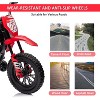 12V Kids Electric Dirt Bike with Training Wheels, 3mph Speed, Twist Throttle, Music, Ride On Motorcycle Toy for Toddlers - 3 of 4