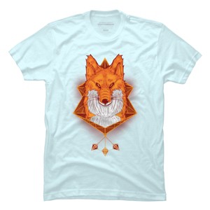 Men's Design By Humans Firefox Stare By sayahelmi T-Shirt - 1 of 3