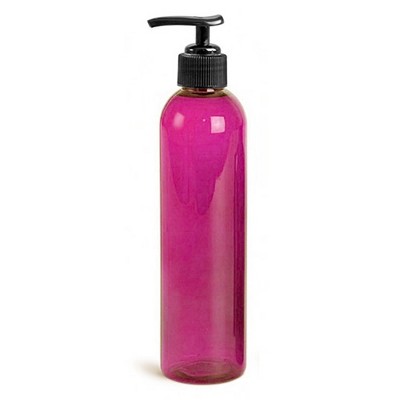 Royal Massage 8oz Bullet Round Massage Oil/Lotion/Liquid Bottle with Saddle Pump
