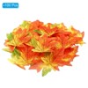 Unique Bargains Wedding Thanksgiving Halloween Decoration Fake Artificial Maple Leaves 100 Pcs - 3 of 4