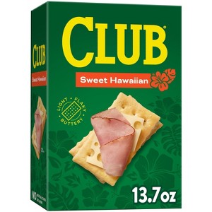 Club Crackers Sweet Hawaiian - 13.7oz - 1 of 4