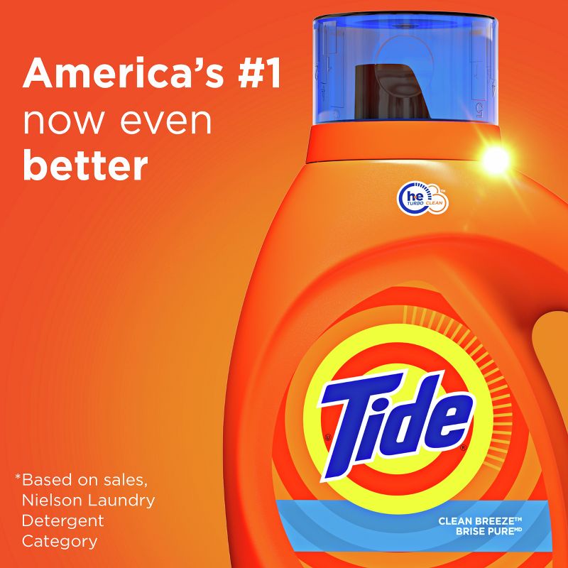 Tide Clean Breeze High Efficiency Liquid Laundry Detergent, 5 of 8