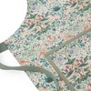 Spode Morris & Co. Strawberry Thief Apron, 100% Cotton Adjustable Cooking & Garden Apron with 2 Front Pockets, Floral Kitchen Wear Neck & Waist Ties - 3 of 4