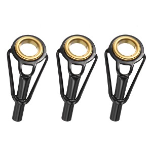 Unique Bargains Stainless Steel Ring Guide Fishing Rod Tip Repair Kits 3 Pcs - 1 of 4