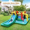 Inflatable Slide Water Park Climbing Bouncer Bounce House W/tunnel ...