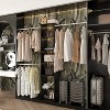 APRILSOUL  All-in-One Closet Organizer – Sturdy Wood Tower with Expandable Rods and Shelves - 2 of 4