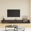 Luck Live 78.7" Expandable TV stand, With a maximum width of 141.7", With 3 Storage Drawers - 2 of 4