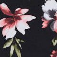 black multi floral