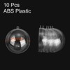 Unique Bargains Durable Fillable DIY Craft Transparent Hanging Plastic Balls - 2 of 4