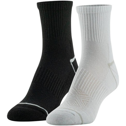 Peds Women's All Day Active 2pk High Quarter Athletic Socks - Assorted ...