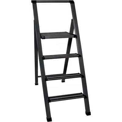 4 Step Ladder Modern - Beautiful Grey Aluminum - By Sorfey : Target