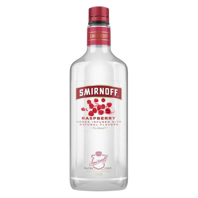 Smirnoff Raspberry Flavored Vodka - 750ml Plastic Bottle, 1 of 6