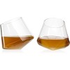 The Wine Savant Clear Diamond Decanter for Wine & Whiskey Set Includes 2 Clear Whiskey Diamond Glasses, Stylish & Beautiful Home Decor - 750 ml - 4 of 4