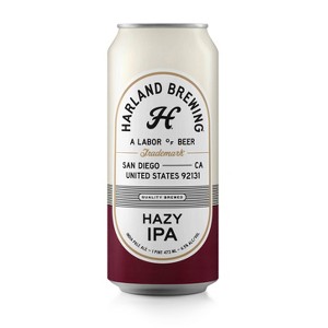 Harland Hazy IPA Beer - 4pk/16 fl oz Cans - 1 of 4