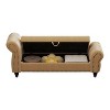 NicBex 64.5 Inch Storage Ottoman Bench Modern Nails Button Tufted Velvet Bench with Unique Arms for Living Room, Bedroom, Entryway - 4 of 4